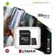 Memoria MicroSD 16Gb Kingston Canvas 100Mb/s + Adaptador