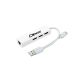 ADAPTADOR USB 2.0 A RED DXCONUSB31 RJ45 + HUB 3P 10/100MBPS DINAX