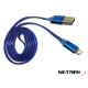 Cable Lightning (1M) NM-C69B Azul Netmak
