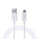 CABLE MICRO USB PR BLANCO #102W (1M) GTC