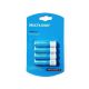 PILA AA BLISTER X4 MULTILASER 2500 MAH CB052 RECARGABLE