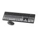 TECLADO + MOUSE INALAMBRICO CBG-027N NEGRO SOFT DUO GTC