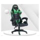 BUTACA GAMER NEGRA CON VERDE D395TBG DINAX