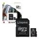 Memoria MicroSD 128Gb Kingston Canvas 100Mb/s + Adaptador