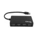 HUB TIPO C USB 4 PUERTOS DXHUBTCP4 CON CONECTOR TIPOC 2.0 DINAX