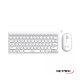 TECLADO+MOUSE INALAMBRICO NM-KB850-W BLANCO NETMAK