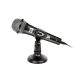 Microfono con Pedestal KPI-268 Plateado Kolke