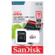 Memoria SD Micro 16 GB Sandisk Clase10 ULTRA