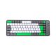 TECLADO INAL+BT NKB-Q10 NOGA VERDE Y GRIS