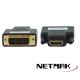 Adaptador HDMI (H) a DVI 24+1 (M) Netmak NM-C16