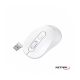 MOUSE INAL +BT 5.2 NM-M640-W BLANCO RECARGABLE NETMAK