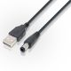 Cable USB a DC 2.5mm de 1m NSCAUSP25 Nisuta