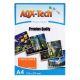 Papel Aqx-Tech A4 Transparente/adhesivo/waterproof x 100 hojas TN09