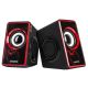 Parlantes Gamer Marvo SG-201 Rojo Stereo