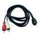 Cable S-Video y 2 RCA a S-Video y 2 RCA (2M)