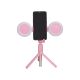 TRIPODE C/2 AROS DE LUZ TBL-003R ROSA GTC