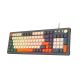 TECLADO USB NM-TM32 MINIMALISTA LED NETMAK