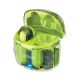 AURI IN EAR BT NOGA NG-BTWINS 35VR VERDE TRANSPARENTES