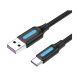 CABLE CH-VN-COFHD CARGA Y DATOS USB C A USB 2.05A 0.5 MTS VENTION