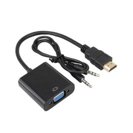 IntCo Conversor HDMI a VGA Sonido y cable alimentacion 09-031AC